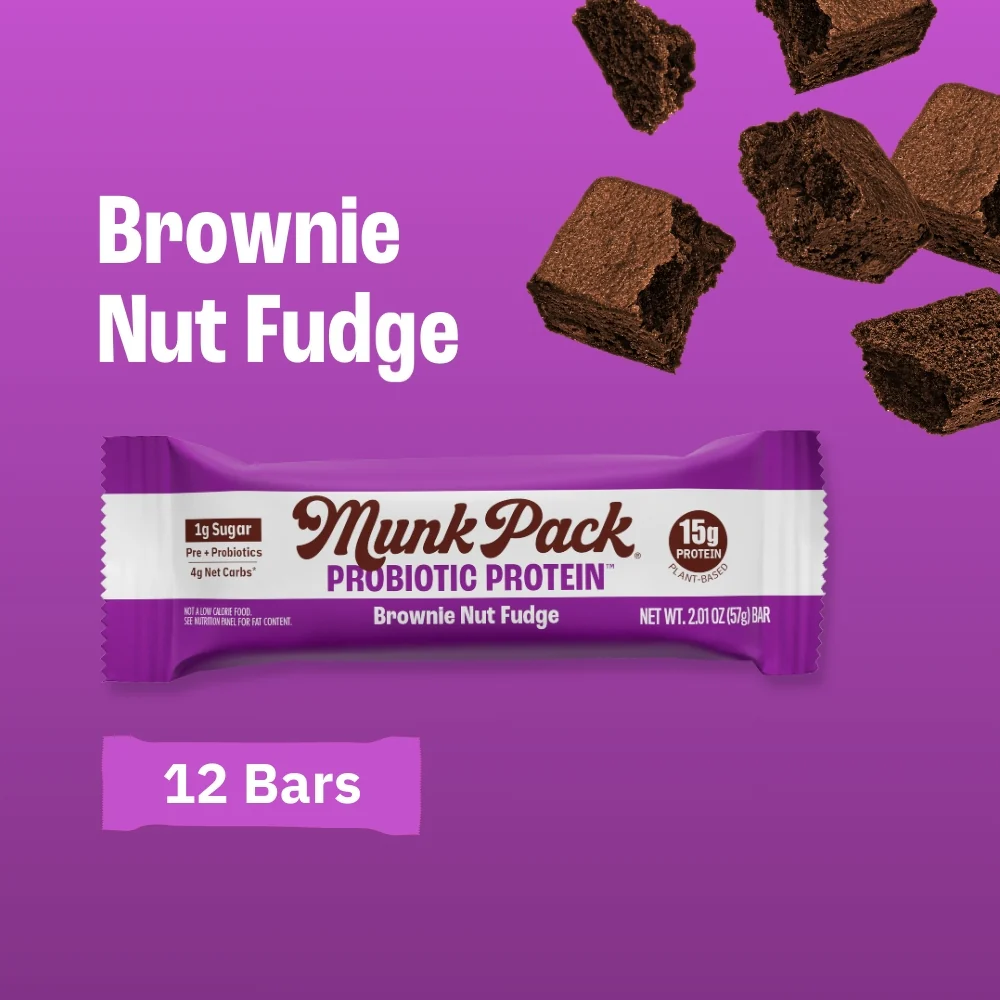 Brownie Nut Fudge Probiotic Protein™ Bar, 12-Count - Image 6