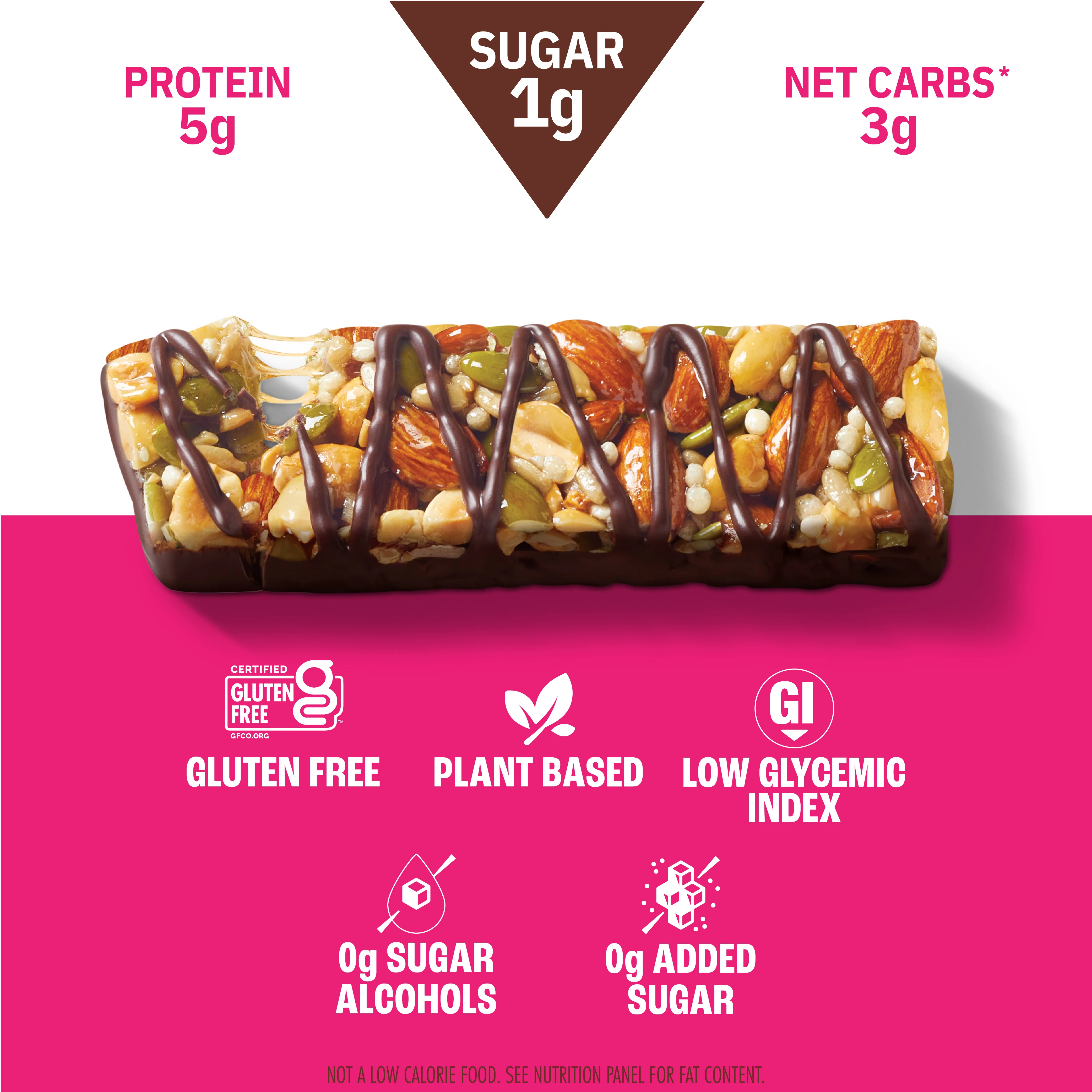 Sea Salt Dark Chocolate Nut & Seed Bar, 24-Count - Image 3